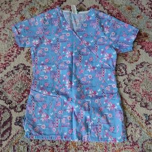Breast CA scrub top